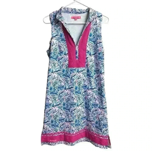 Simply Southern Leaf Print Tunic Dress Small - Picture 1 of 10